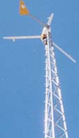 J.H. residence, Hartsell CO. 7.5 kW Bergey wind generator.